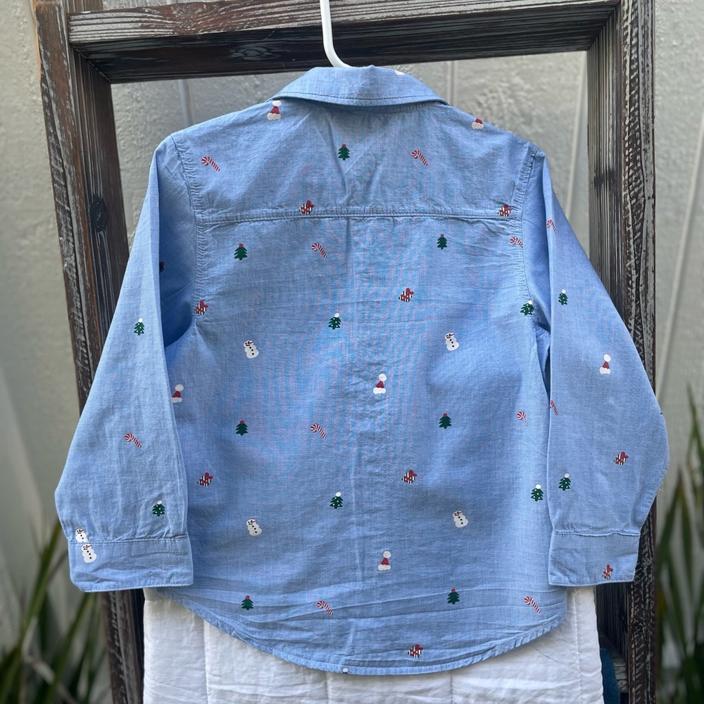 Festive Christmas Button-Up - Picture 2 of 4
